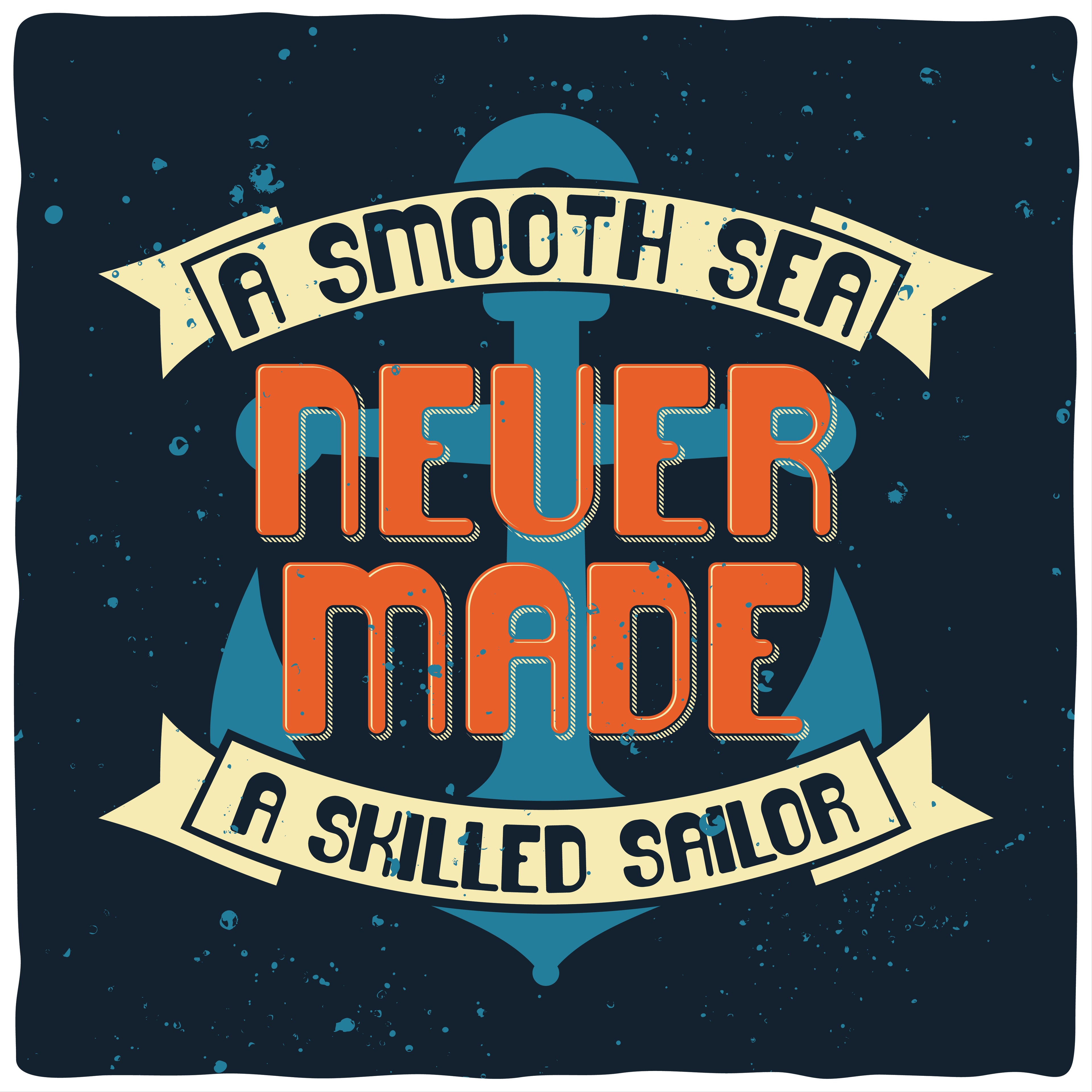 Graphic Tee - "Smooth Seas"
