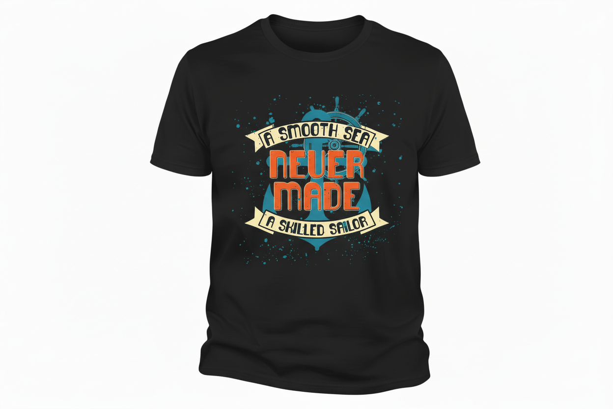 Graphic Tee - "Smooth Seas"