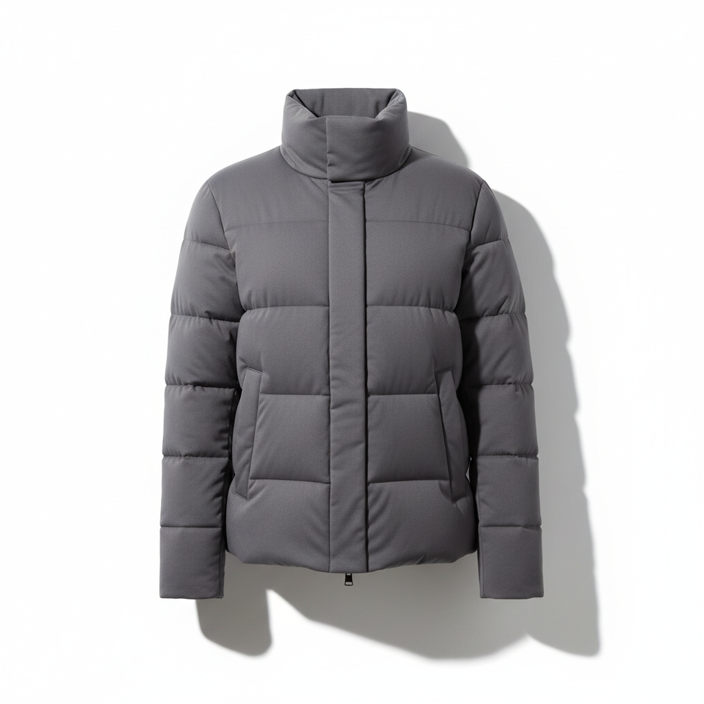 Grey Puffer Jacket